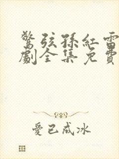 惊弦孙红雷电视剧全集免费观看高清在线播放