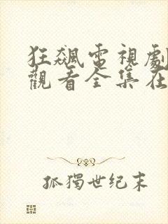 狂飙电视剧免费观看全集在线播放