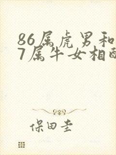 86属虎男和97属牛女相配吗封面