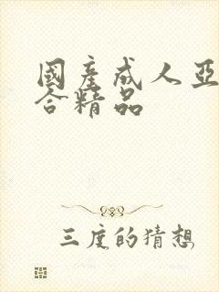 国产成人亚洲综合精品