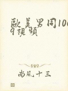 欧美男同1069视频