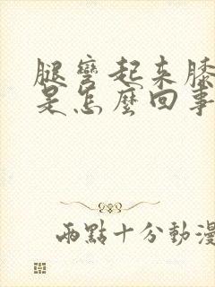 腿弯起来膝盖疼是怎么回事封面