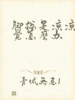 脚总是凉凉的感觉怎么办封面