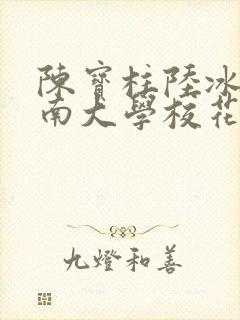 陈宝柱陆冰嫣江南大学校花封面