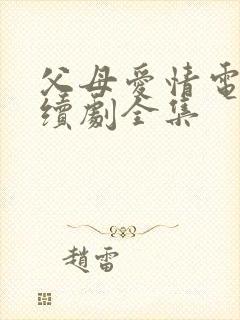 父母爱情电视连续剧全集