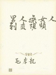 男人操女人逼操到爽视频