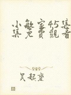 小敏家45集全集免费观看