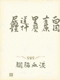 尿道里有白色液体什么原因