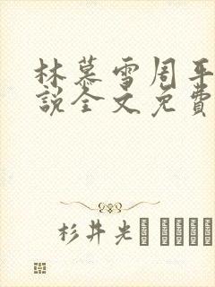 林慕雪周平的小说全文免费阅读封面
