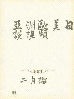 亚洲欧美日韩小说视频