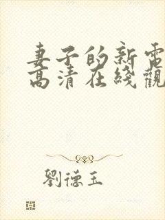 妻子的新电视剧高清在线观看全集