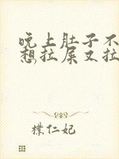 晚上肚子不舒服想拉屎又拉不出来封面