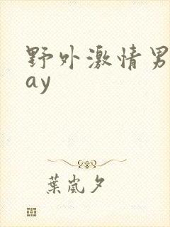 野外激情男同gay