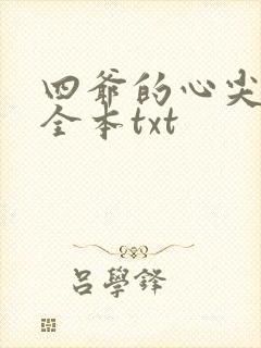 四爷的心尖宠妃全本txt