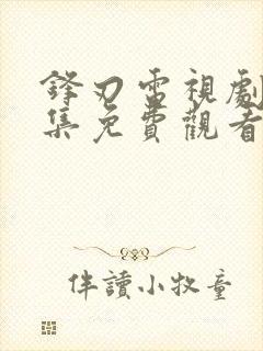 锋刃电视剧42集免费观看全集