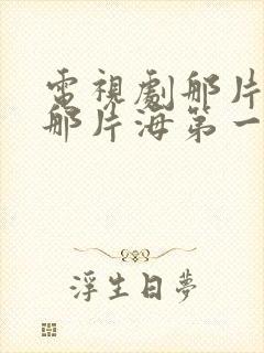 电视剧那片星空那片海第一部