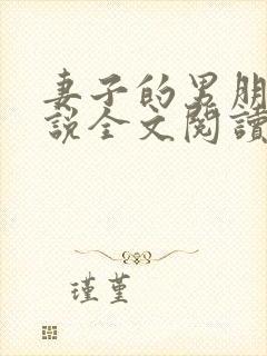 妻子的男朋友小说全文阅读