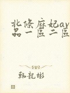 北条麻妃av精品一区二区