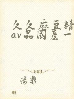 久久麻豆精亚洲av品国产一区