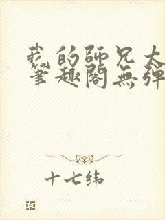 我的师兄太稳健笔趣阁无弹窗