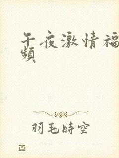 午夜激情福利视频