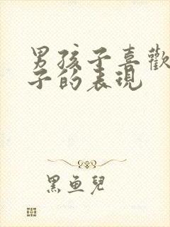 男孩子喜欢男孩子的表现