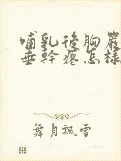 哺乳后胸严重下垂干瘪怎样丰胸