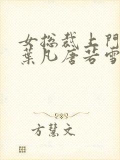 女总裁上门女婿叶凡唐若雪免费阅读