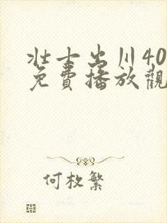 壮士出川40集免费播放观看封面