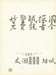 妙警贼探国语版免费观看全集封面