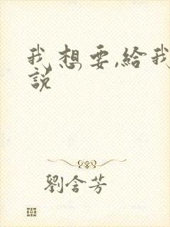 我想要,给我小说封面