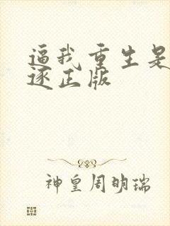 逼我重生是吧程逐正版封面