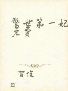 惊世第一妃全文免费