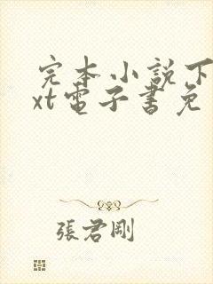 完本小说下载txt电子书免费下载全本封面