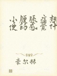 小腹胀痛想拉大便的感觉什么原因