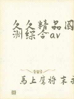 久久精品国产亚洲综合av