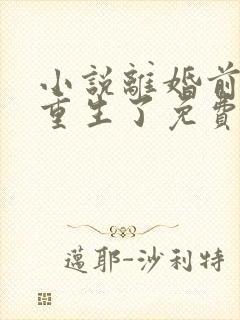 小说离婚前老婆重生了免费阅读全文