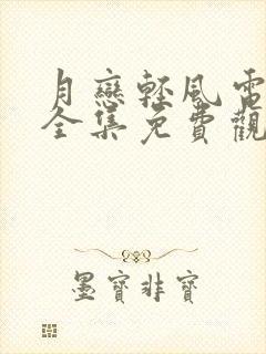 月恋轻风电视剧全集免费观看韩剧