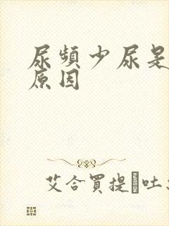 尿频少尿是什么原因