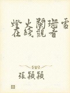 灯火阑珊处短剧在线观看