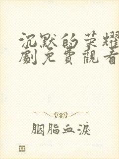 沉默的荣耀电视剧免费观看全集在线播放