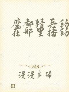 魔都精兵的奴隶在哪里播的