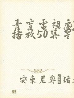 青盲电视剧免费播放50集星辰影视