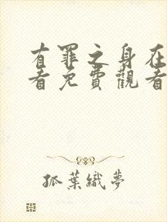 有罪之身在线观看免费观看高清全集封面