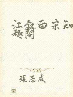 江叙白宋知意笔趣阁封面