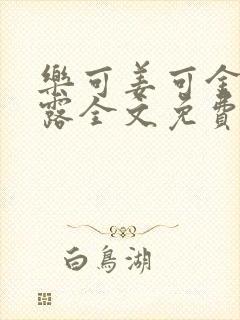 乐可姜可金银花露全文免费阅读