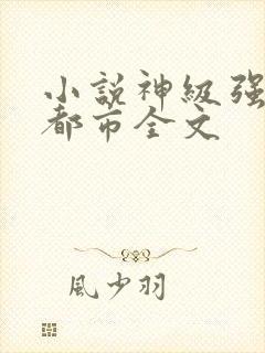 小说神级强者在都市全文