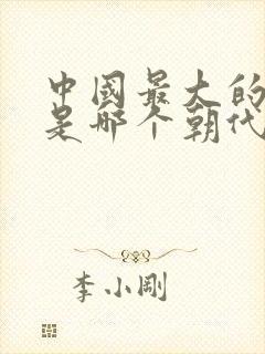 中国最大的版图是哪个朝代