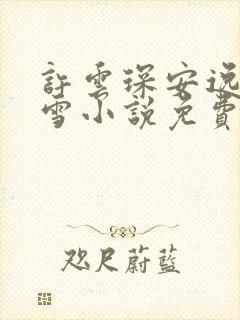 许云琛安逸裴馥雪小说免费