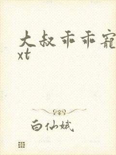 大叔乖乖宠我txt